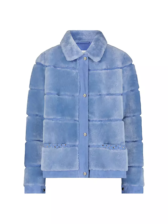 

Куртка из овчины Gorski, цвет sky blue