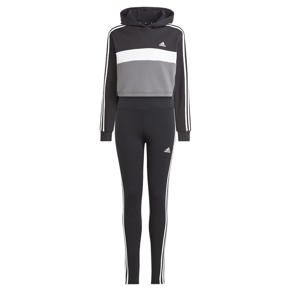 

Спортивный костюм adidas Sportswear Tiberio 3 Stripes Colorblock Fleece, черный