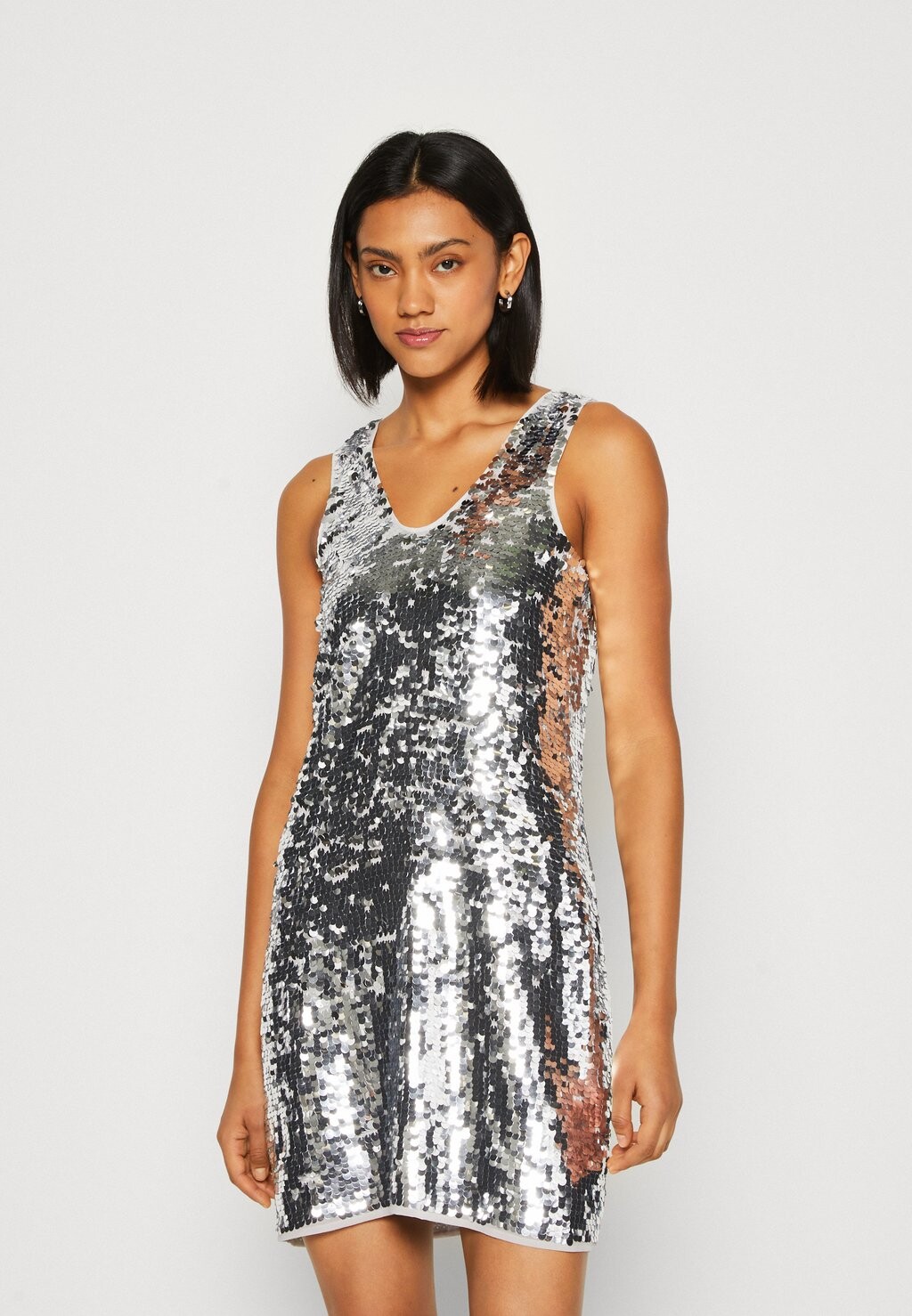 

Коктейльное платье / Вечернее платье LYKKE DRESS Samsøe Samsøe, серый, Черный
