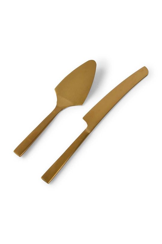 Возьмите с собой лопатку и кондитерский нож (2 шт.). Salt&Pepper, желтый набор кондитерский стиль 2 предмета лопатка 25 см нож 31 см