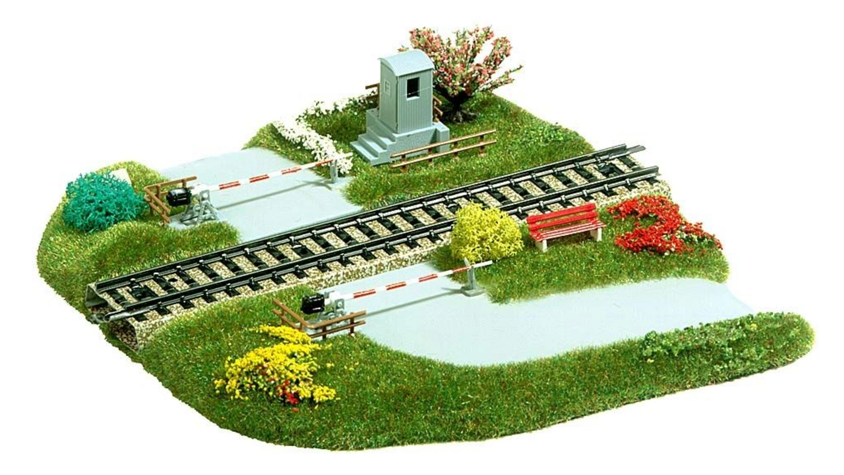 Busch Modellspielwaren Железнодорожный переезд железнодорожный переезд для деревянной дороги