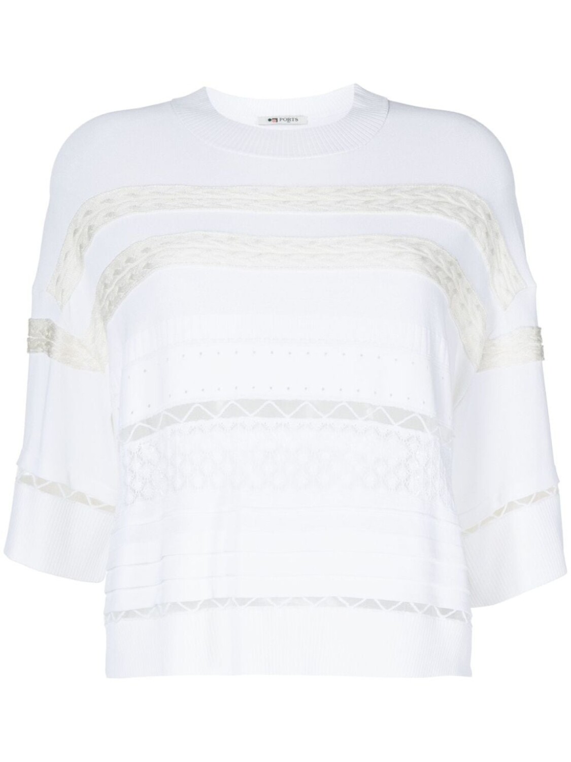 

Ports 1961 футболка с вышивкой, белый