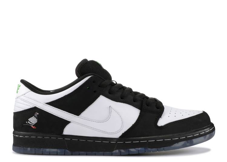 

Кроссовки Nike JEFF STAPLE X DUNK LOW PRO SB 'PANDA PIGEON' SPECIAL BOX, черный, Черный;серый