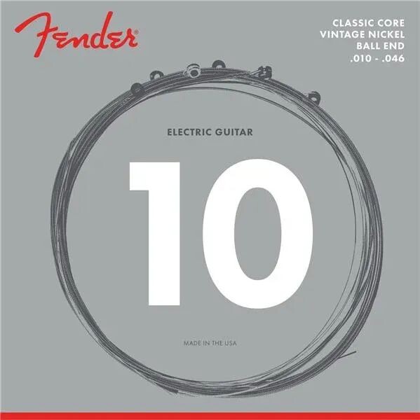 

Струны для электрогитары Fender 155R Classic Core винтажные с никелевым шариковым наконечником — .010-.046 стандартные