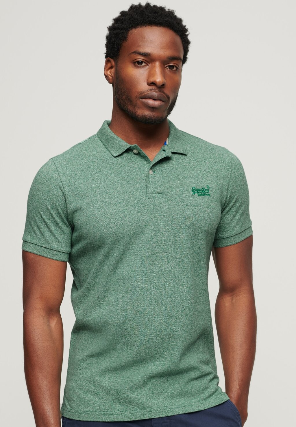 

Рубашка-поло Superdry, цвет bright green grit