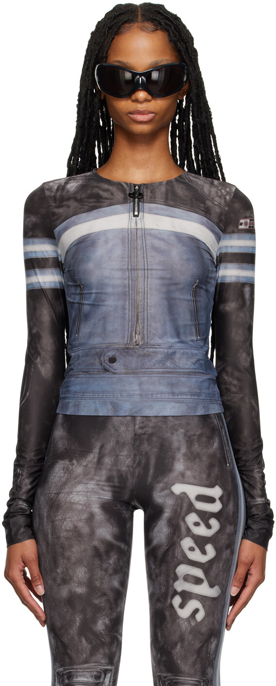 

Синяя футболка Diesel Blue, Синий