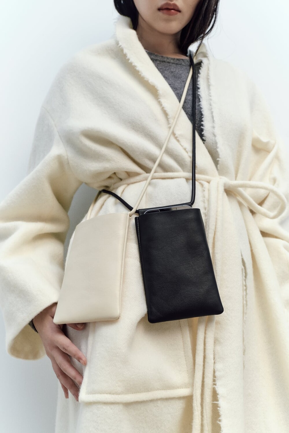 

Кожаная сумка для мобильного телефона ZARA, экру