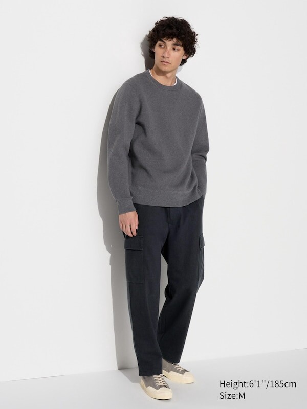 

Легкие брюки-карго из джерси Uniqlo, черный