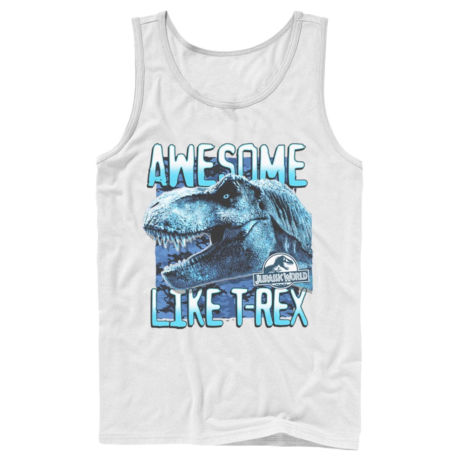 

Мужская майка Jurassic World Two Awesme Lke T-Rex Licensed Character