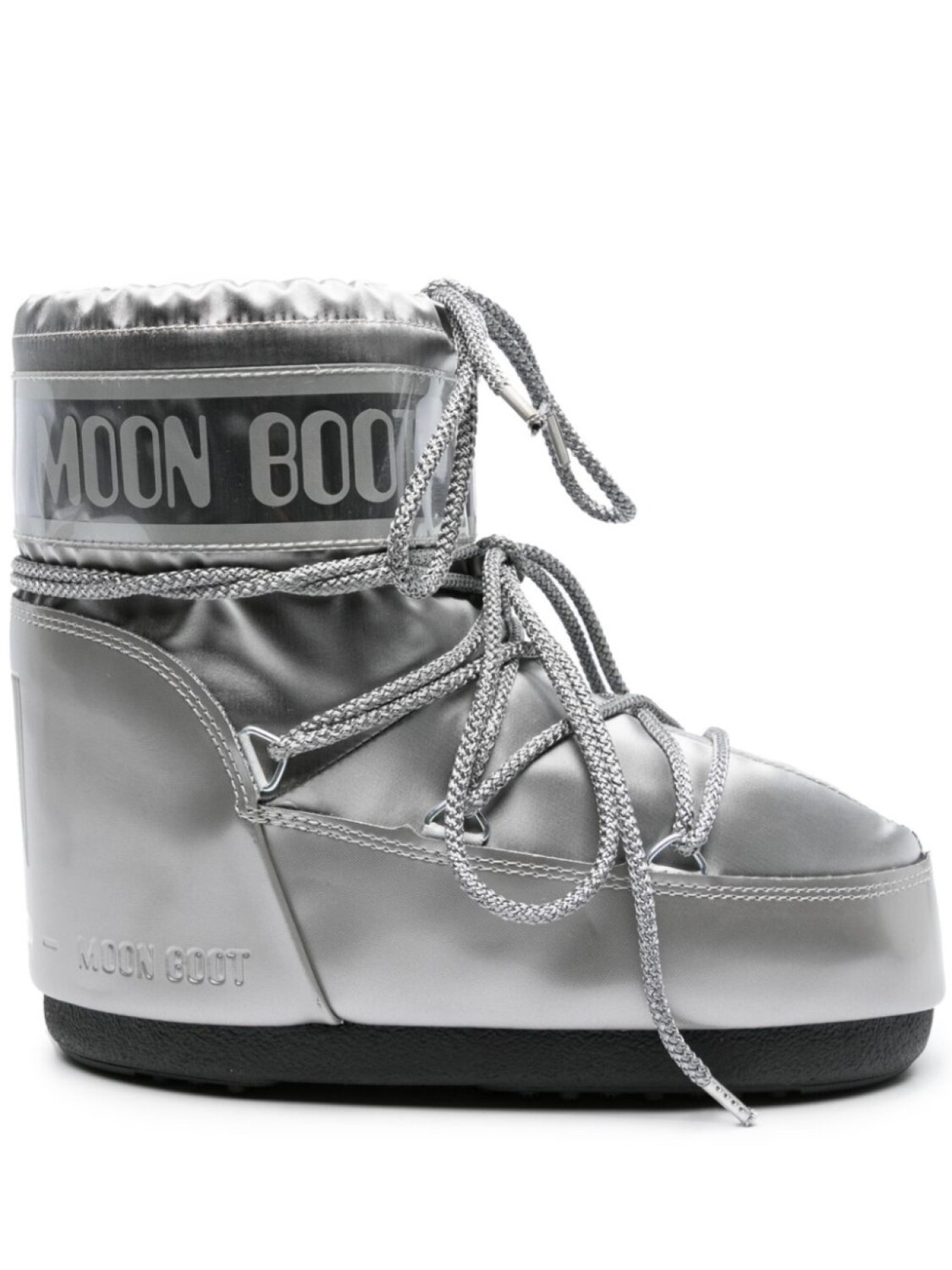 

Moon Boot дутые ботинки Monaco с эффектом металлик, серый