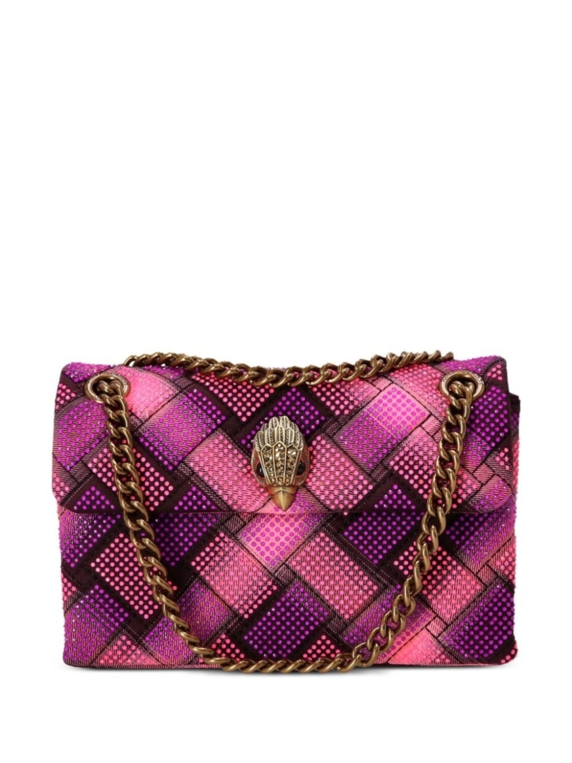 

Сумка через плечо Kurt Geiger London Mini Crystal Kensington, розовый