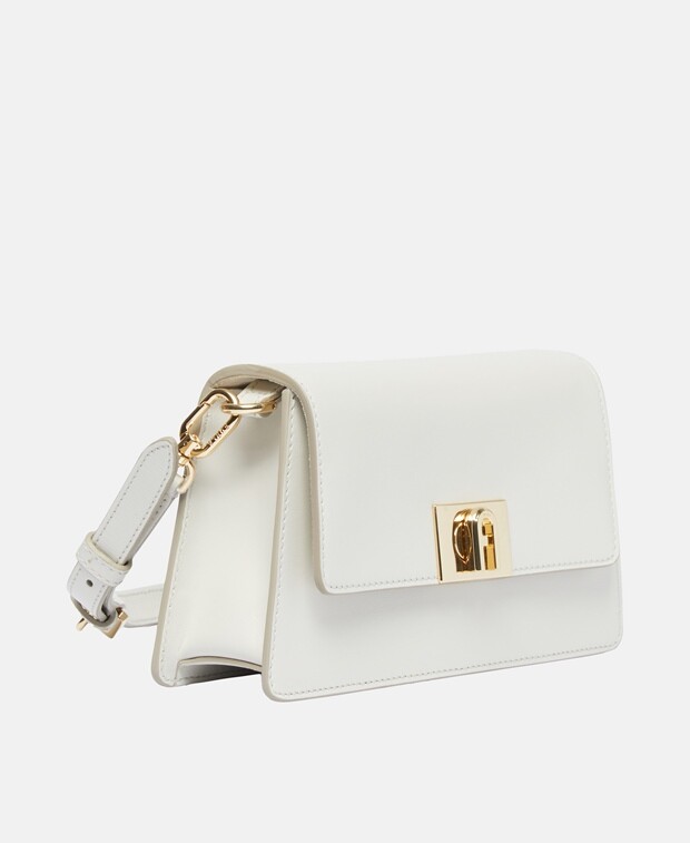 

Кожаная сумка-мессенджер Furla, белый