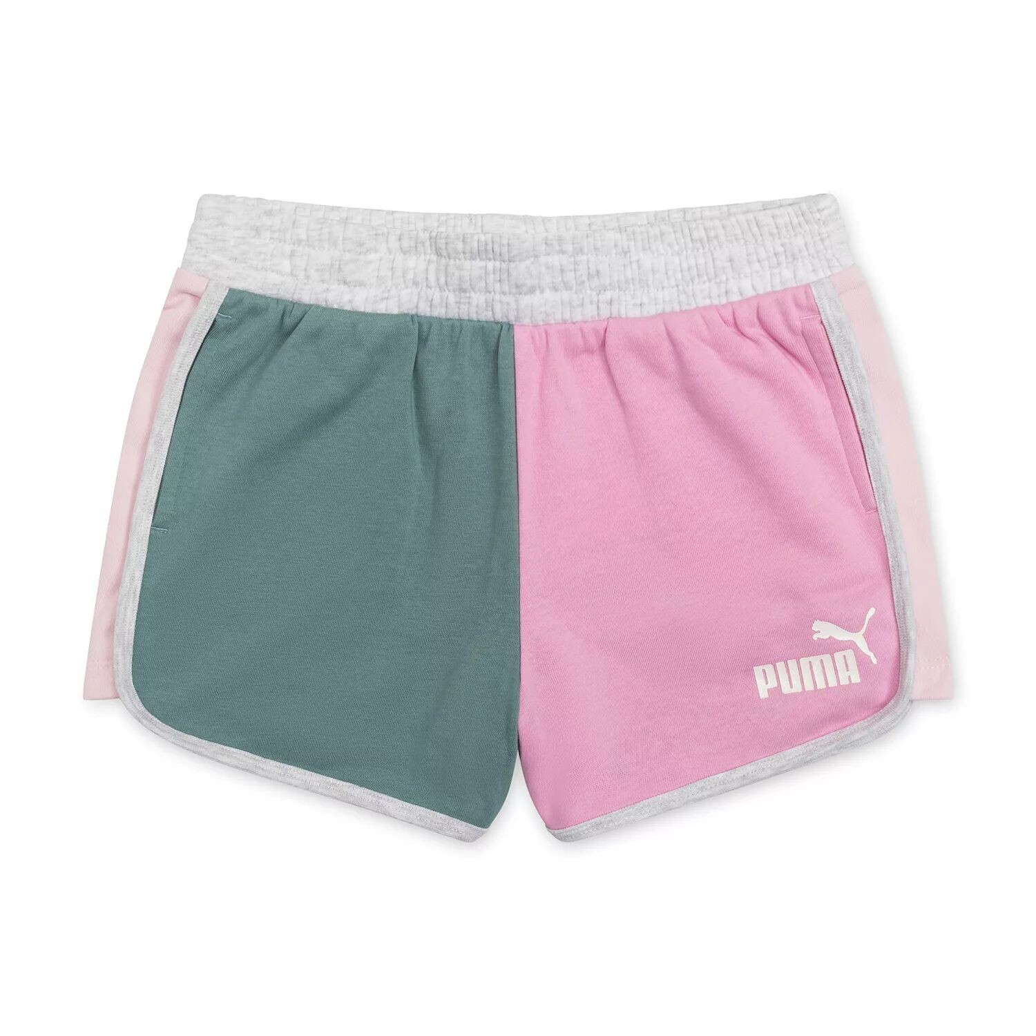 

Шорты PUMA из френч терри с цветными блоками для девочек 7–16 лет PUMA