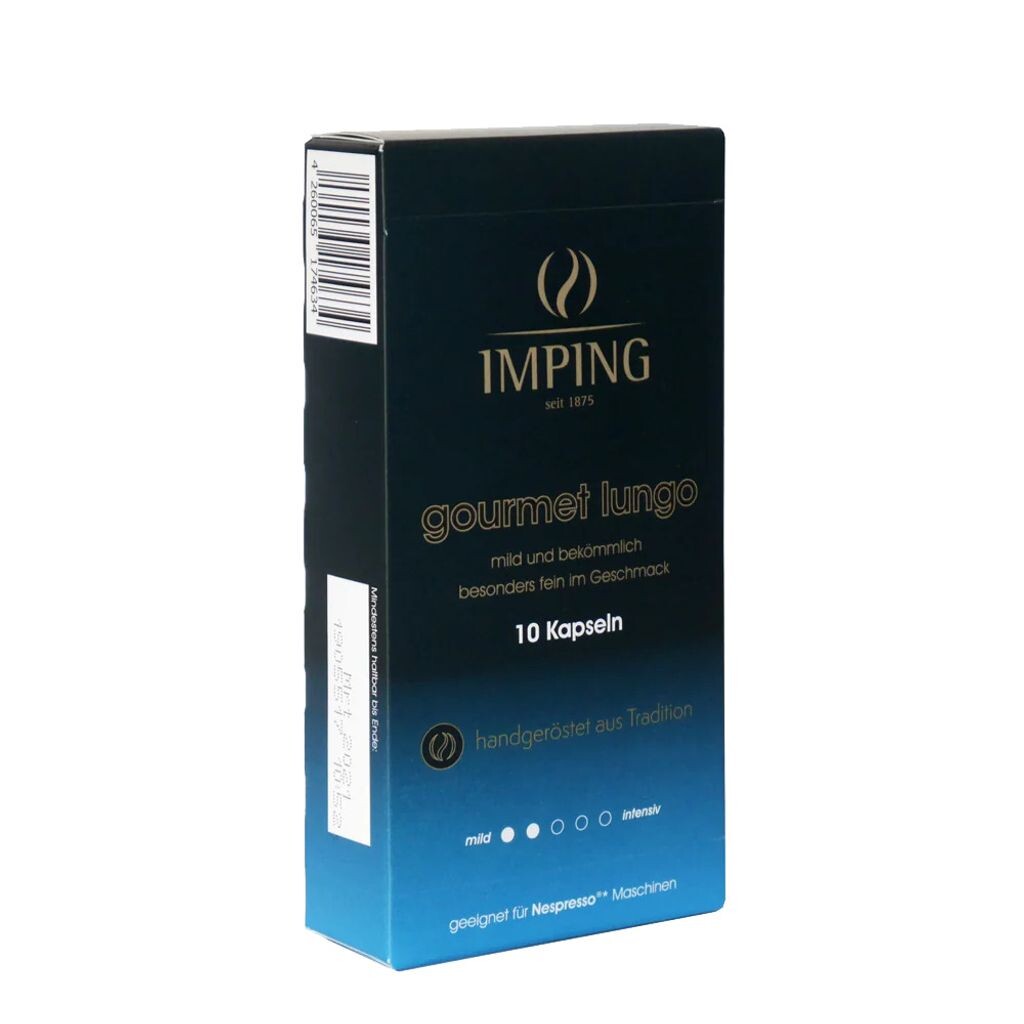 

Imping Coffee Gourmet One - 10 х 5 г - Капсулы Imping Kaffee Gmbh