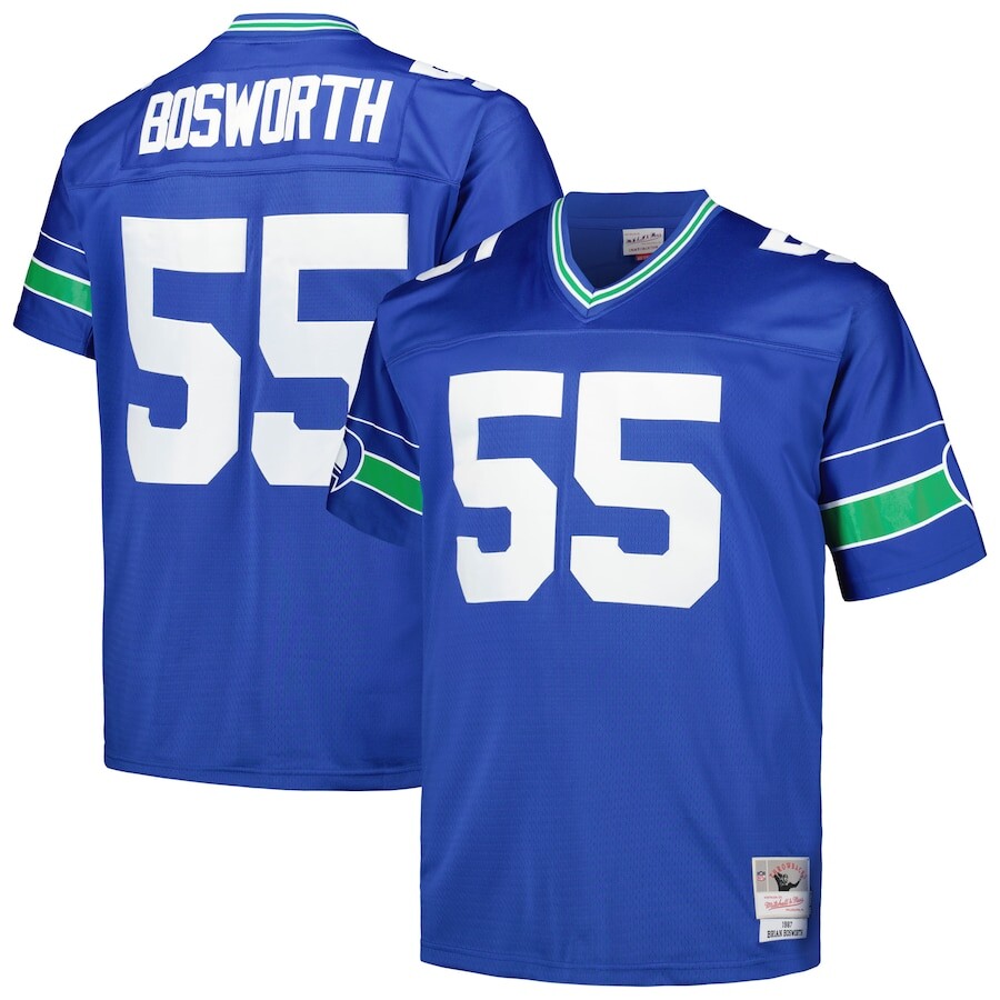 

Джерси Mitchell & Ness Seattle Seahawks, роял