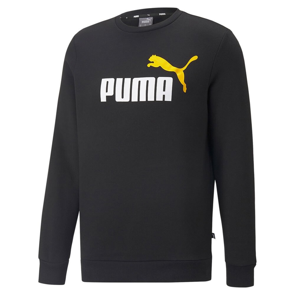 

Толстовка Puma Essentials+ 2 Col Big Logo Crew Fl, черный