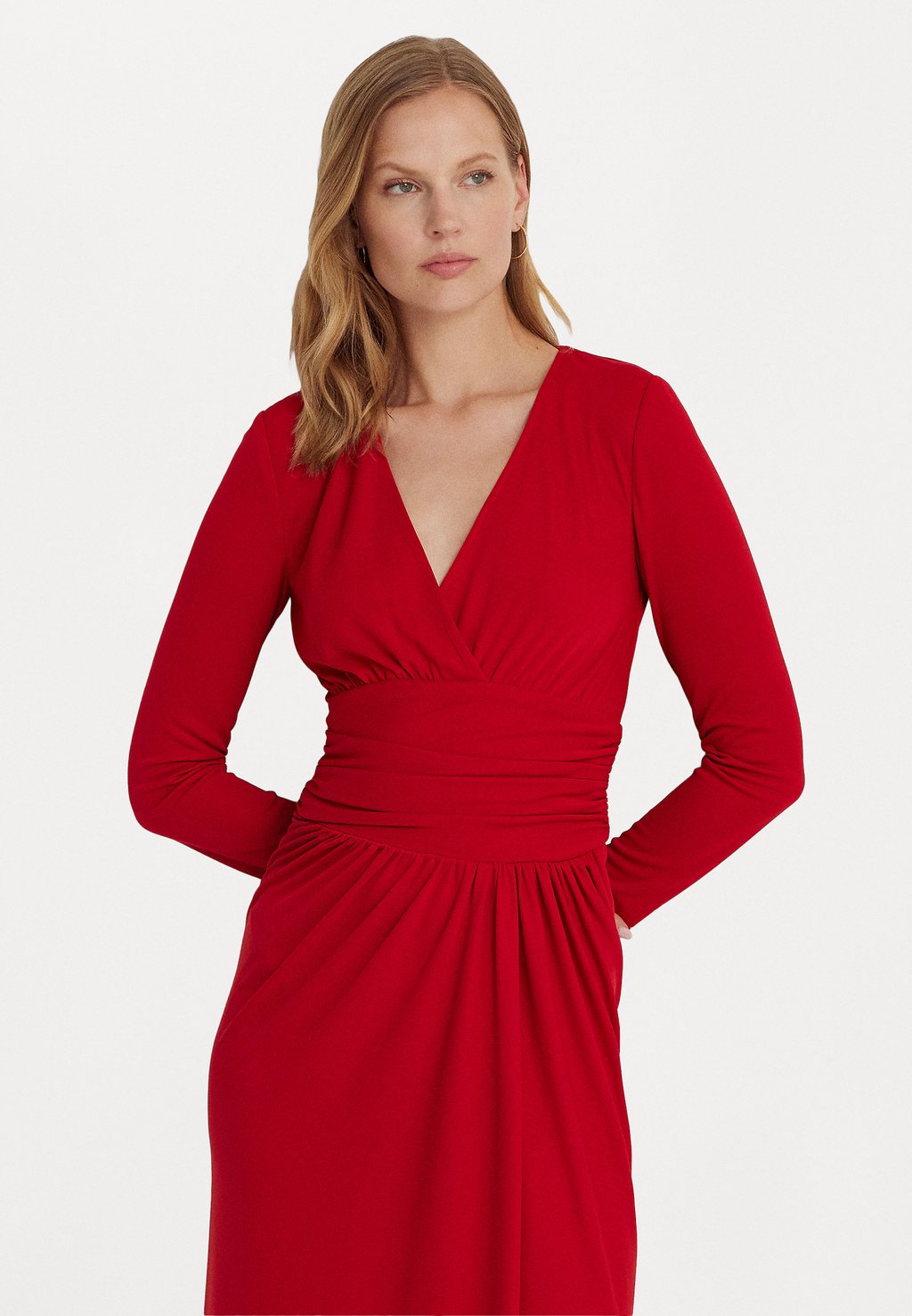Платье-футляр RUTHMAY LONG SLEEVE DAY DRESS , цвет martin red Ralph Lauren