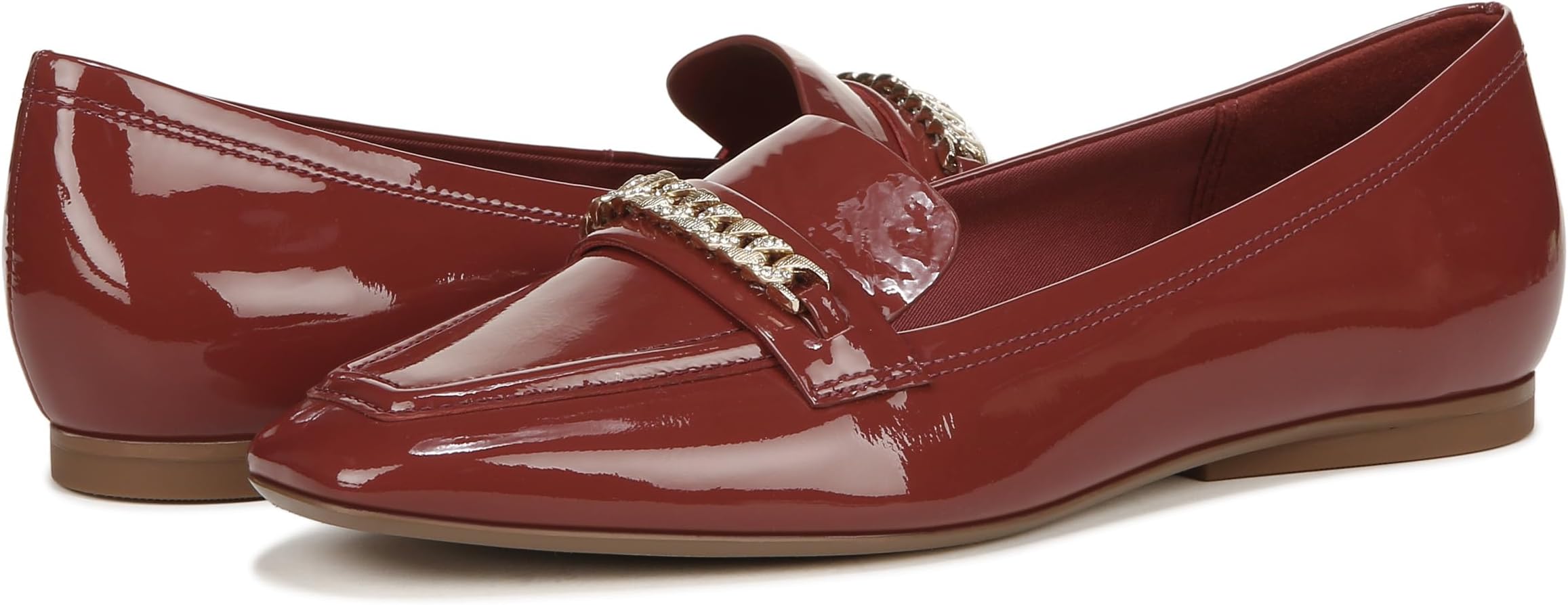 Лоферы 27 Edit Clive Naturalizer, цвет Ruby Red Patent Leather