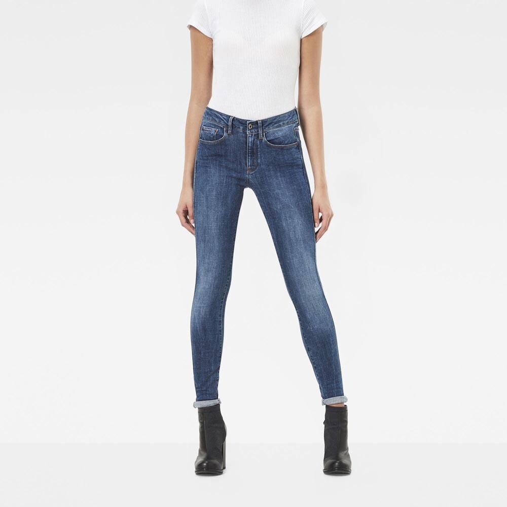 

Джинсы G-Star 3301 D-Mid Waist Super Skinny, синий