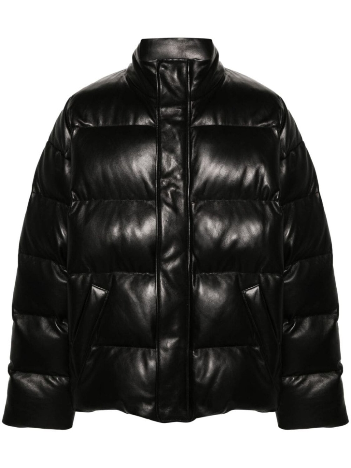 

Пуховик с высоким воротником Balenciaga, черный
