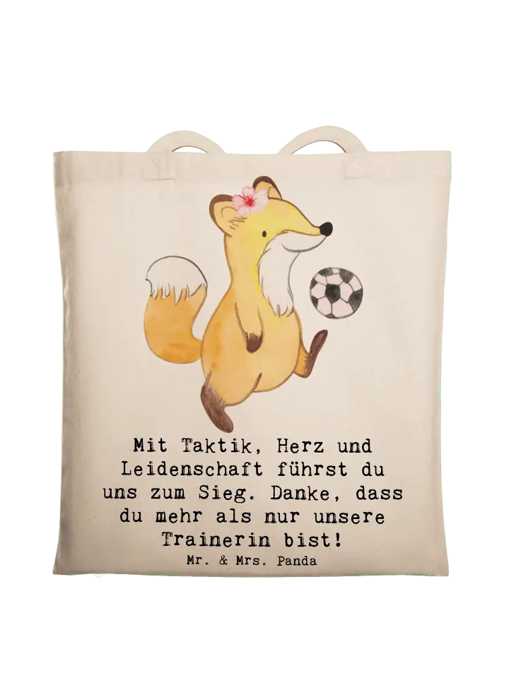 

Сумка для переноски Mr & Mrs Panda Fussball Trainerin, кремовый