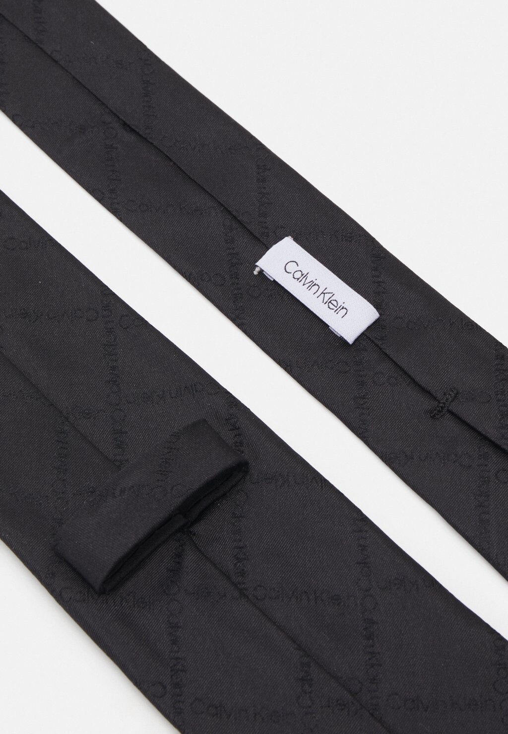 

Галстук Monogram Check Tie Calvin Klein, черный