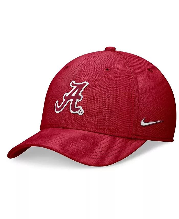 

Мужская кепка Crimson Alabama Crimson Tide 2024 Sideline Flex Hat Nike, красный