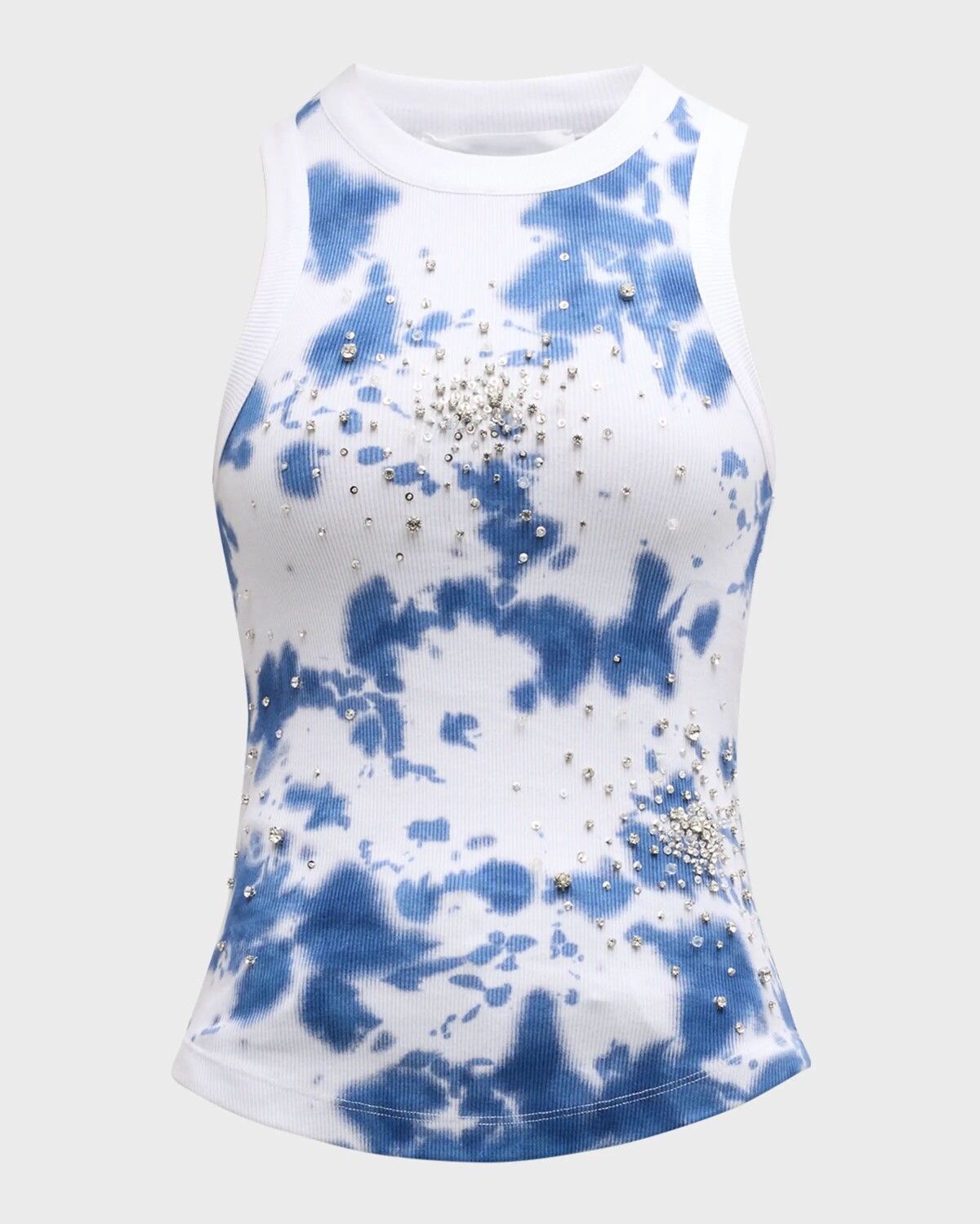 

Майка с вышивкой Tie-Dye Splash Des Phemmes, цвет Dark Blue White