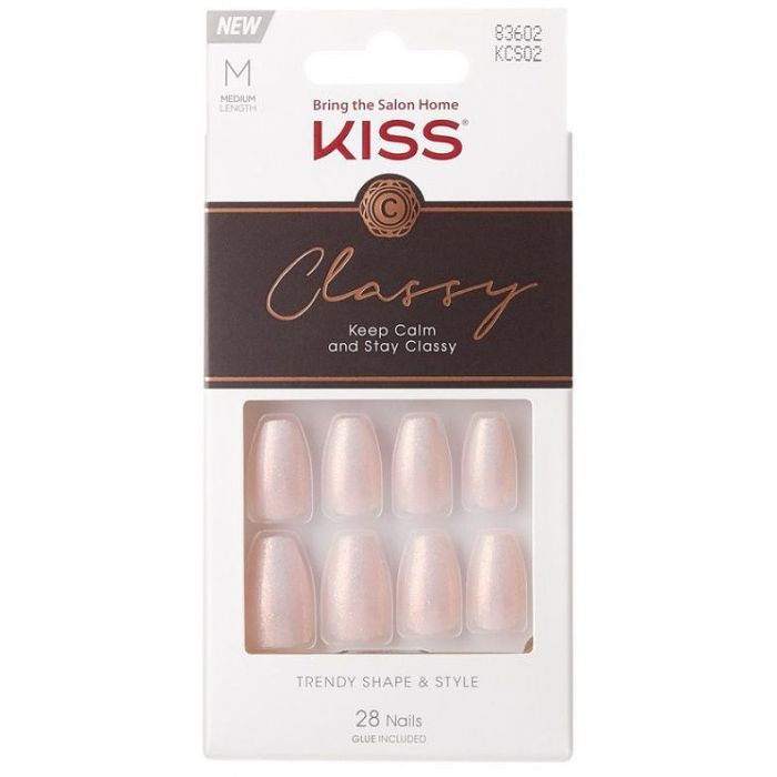 Накладные ногти Classy Nails Uñas Postizas Cozy Meets Cute Kiss, Multicolor цена и фото