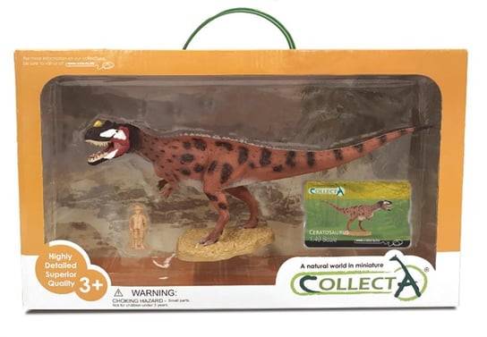 Collecta, динозавр Цератозавр, коллекционная фигурка collecta динозавр торвозавр коллекционная фигурка масштаб 1 40 делюкс