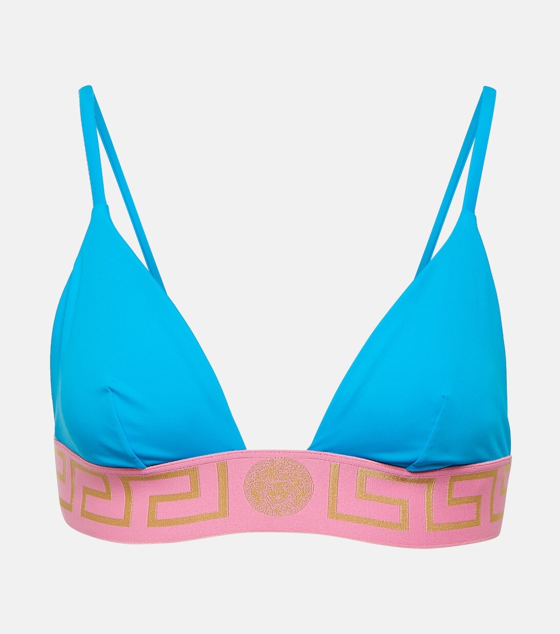 

Лиф бикини Greca Border VERSACE, синий