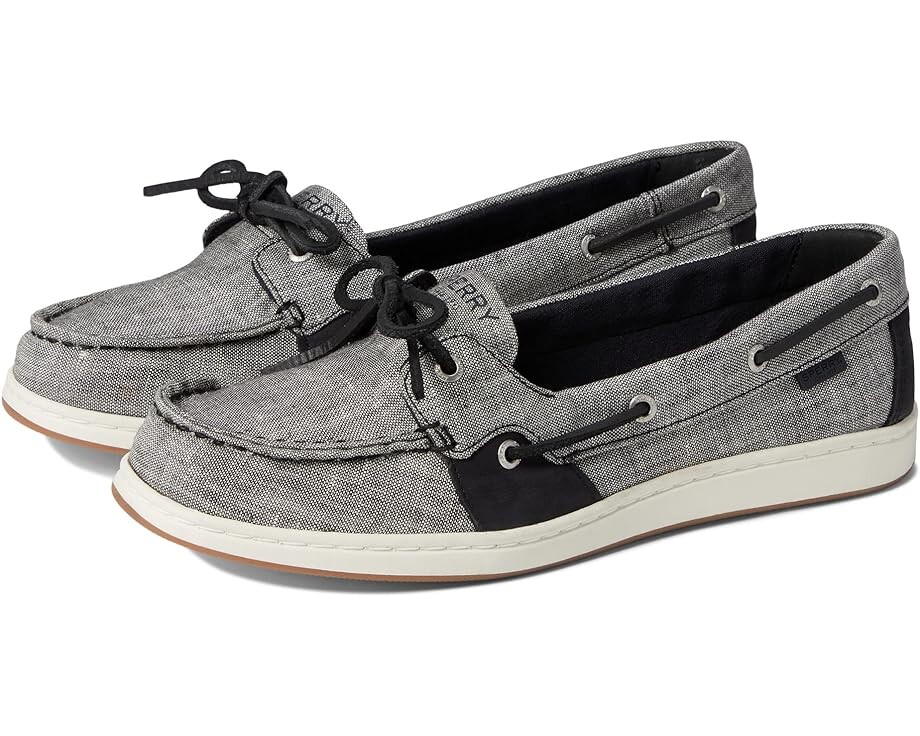 

Топсайдеры Sperry Coastfish 1-Eye Two-Tone Chambray, черный