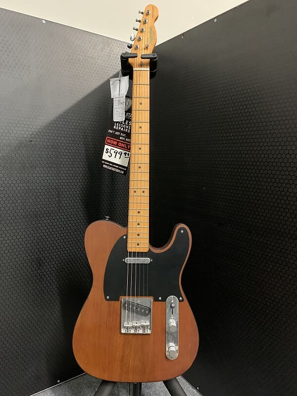 Электрогитара Squier 40th Anniversary Vintage Edition Telecaster 2022 - Present - Satin Mocha fender 40th anniversary telecaster vintage edition кленовый гриф черная анодированная накладка атласный мокко 40th anniversary telecaster vintage edition maple fingerbo