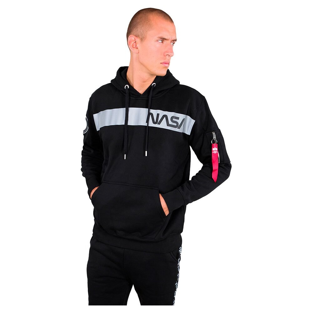 

Худи Alpha Industries NASA RS, черный