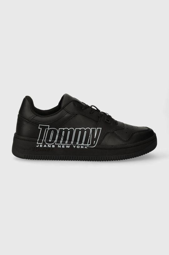 Кроссовки TJM BASKET LOGO Tommy Jeans, черный кожаные кроссовки tjm basket color tommy jeans белый
