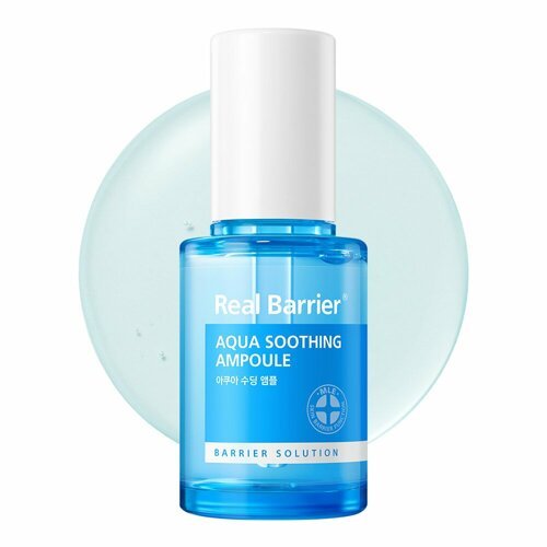 Сыворотка для лица, 30 мл Real Barrier, Aqua Soothing Ampoule, Inne сыворотка для лица by wishtrend cera barrier soothing ampoule 30 мл
