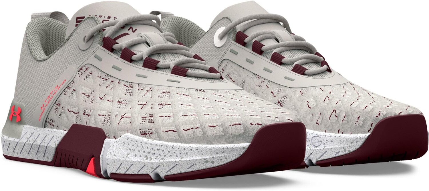 

Кроссовки Tribase Reign 5 Under Armour, цвет White Clay/Deep Red/Beta