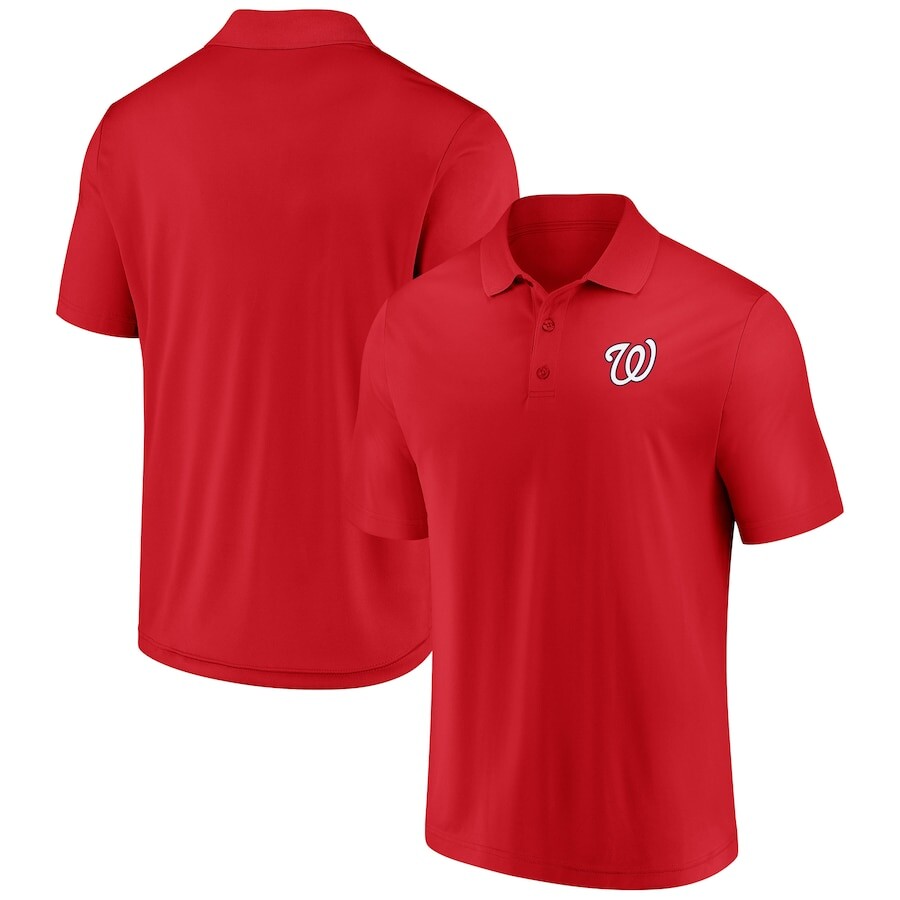 

Поло с коротким рукавом Fanatics Branded Washington Nationals, красный