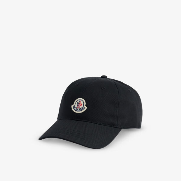 

Бейсболка из хлопка с нашивкой-логотипом Moncler, черный