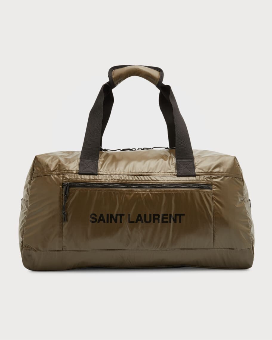 

Мужская дорожная сумка YSL Sport из нейлона с логотипом Saint Laurent