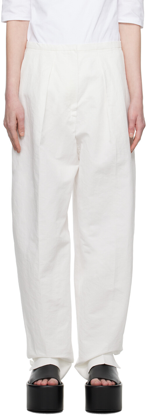 

Sportmax Белые брюки Turbigo, Белый