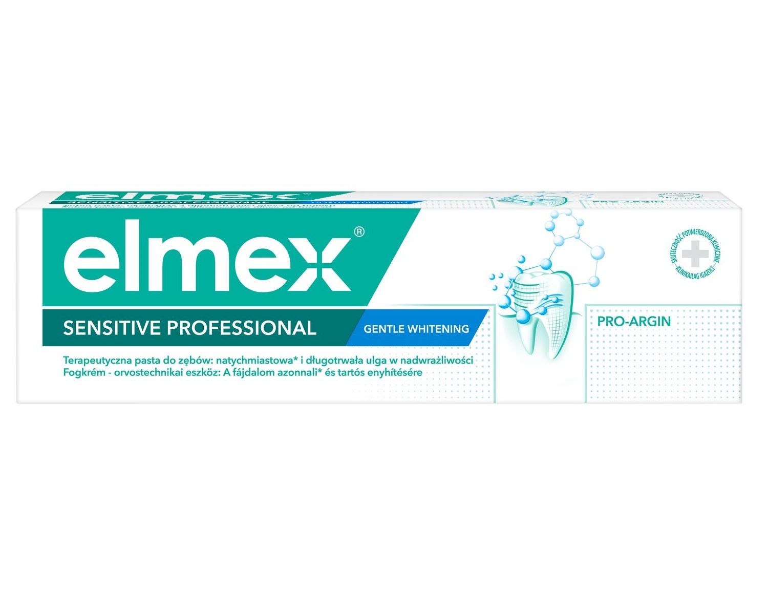 Elmex Sensitive Professional Whitening Зубная паста, 75 ml зубная щетка elmex sensitive мягкая