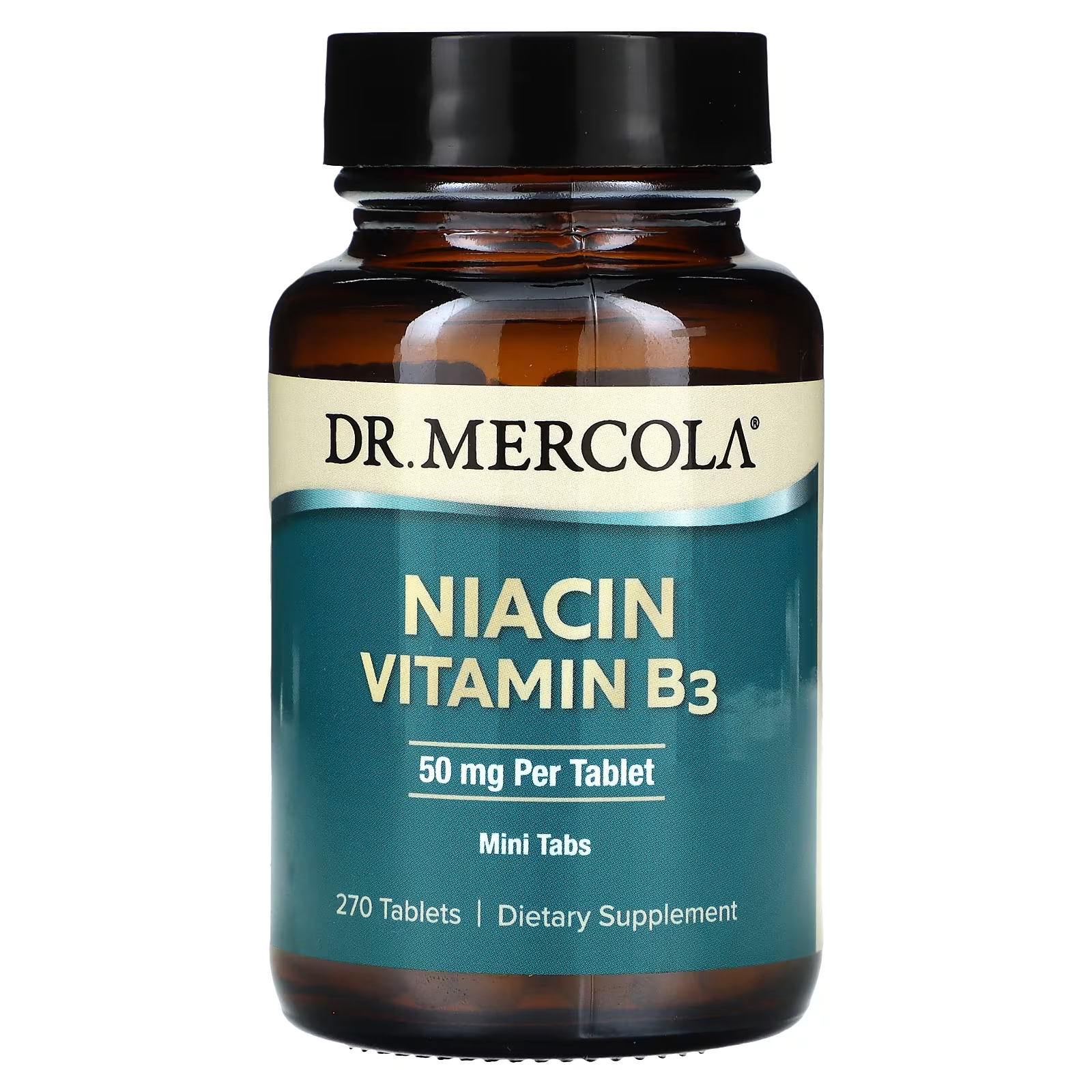Dr. Mercola Ниацин Витамин B3, 270 таблеток
