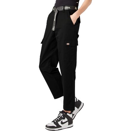Укороченные брюки-карго свободного покроя женские Dickies, черный цена и фото