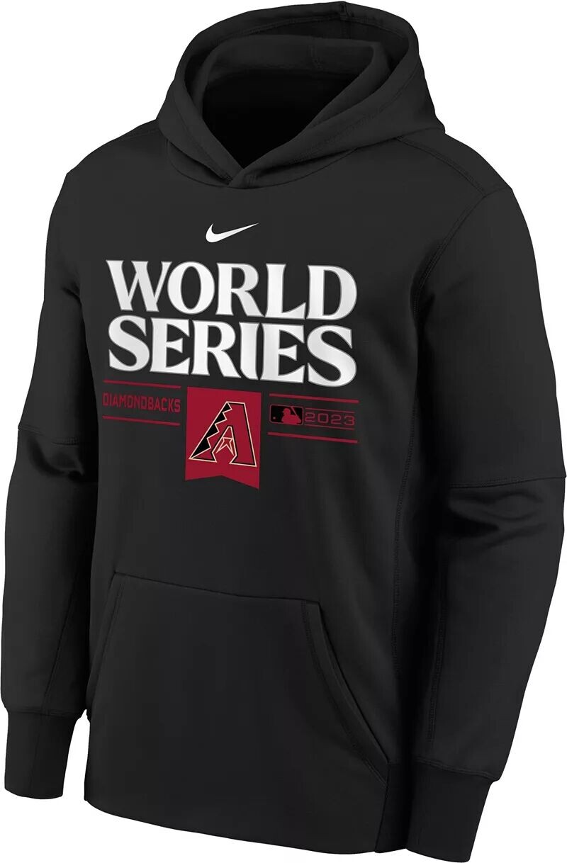 

Пуловер с капюшоном Nike Youth World Series 2023 Bound Arizona Diamondbacks Authentic Collection Dugout