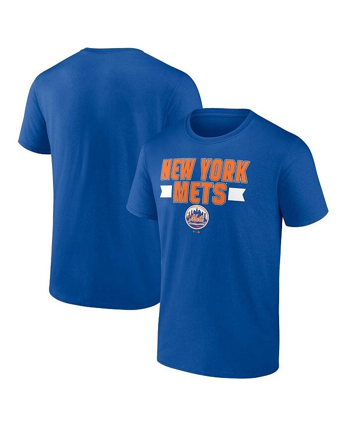 

Мужская фирменная футболка Royal New York Mets Close Victory Fanatics, синий