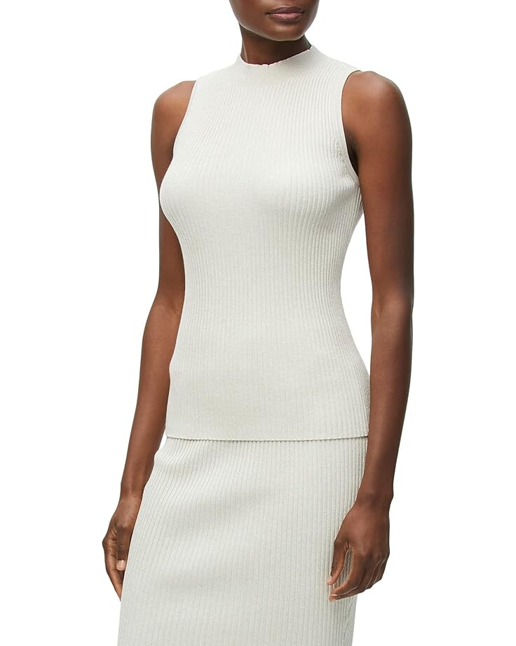 

Свитер Michael Stars Kara Mock Neck Shell Top, цвет Chalk