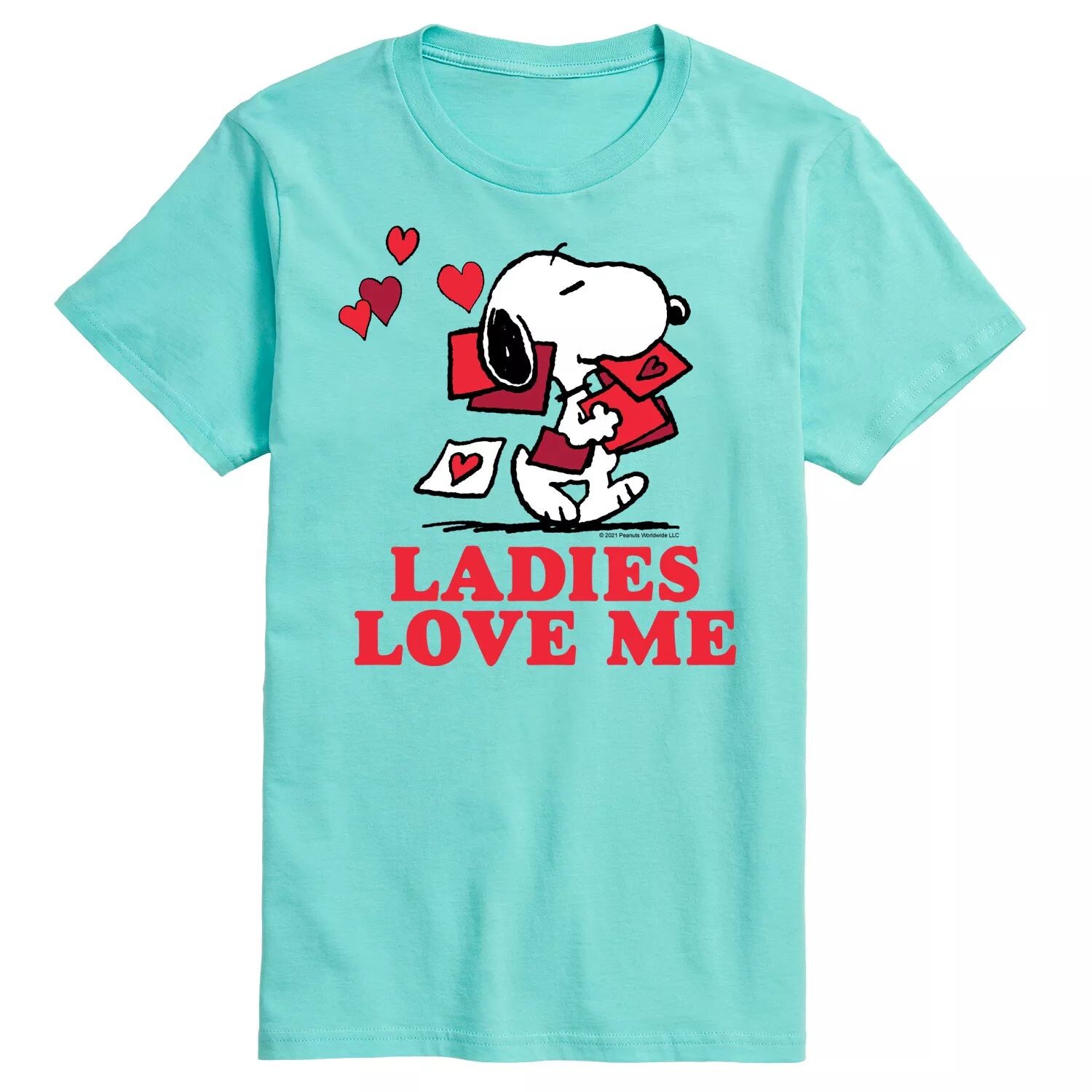 

Мужская женская футболка с арахисом Love Me Licensed Character