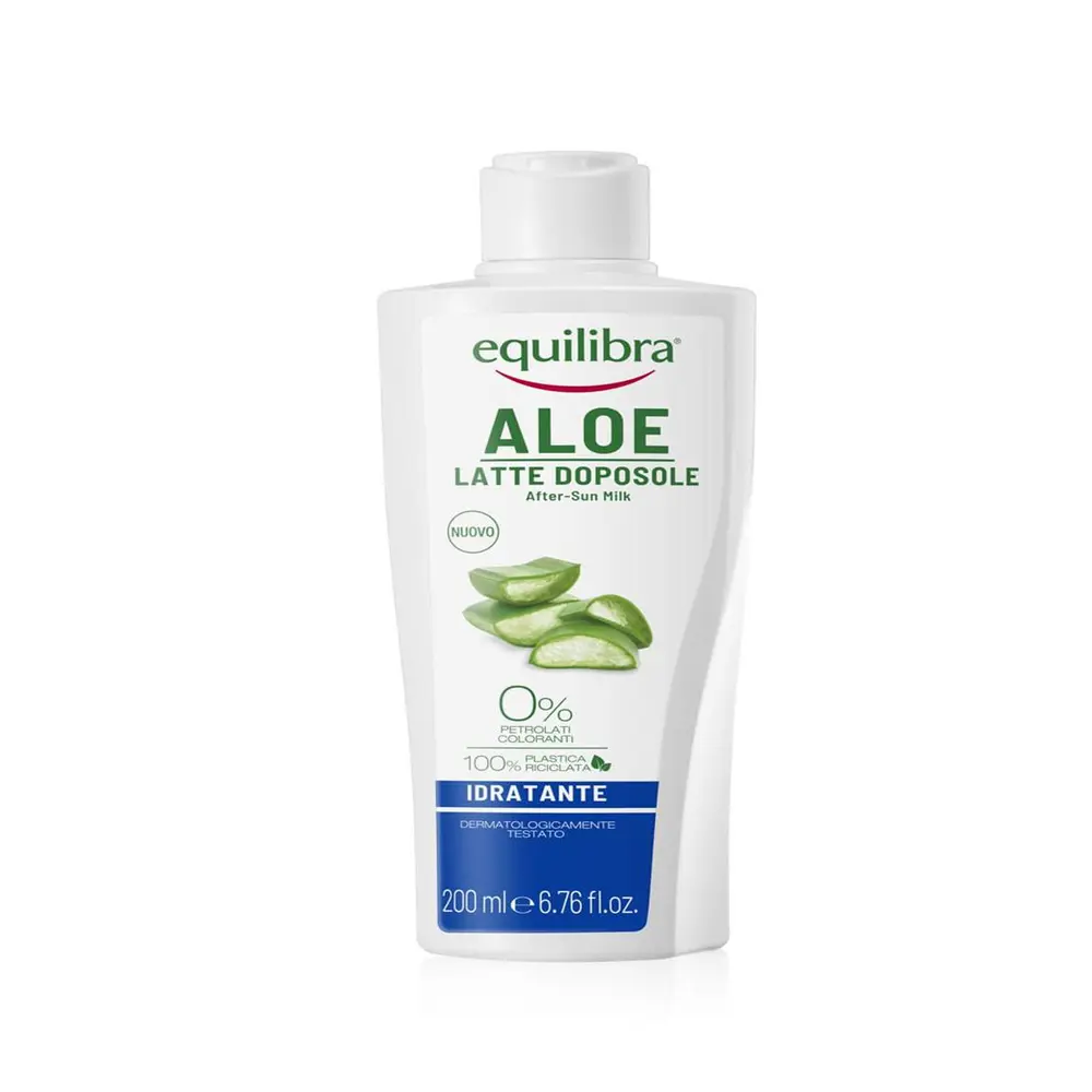 Крем для тела Leche Hidratante After-Sun Aloe Vera Equilibra, 200 мл