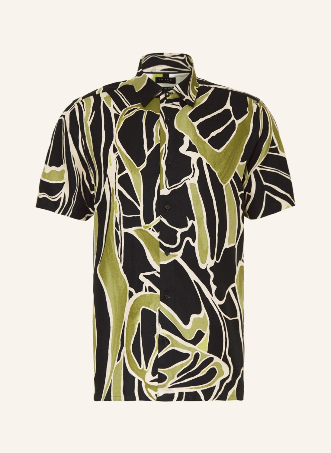 

Рубашка TED BAKER Kurzarm-ERREW Regular Fit, черный